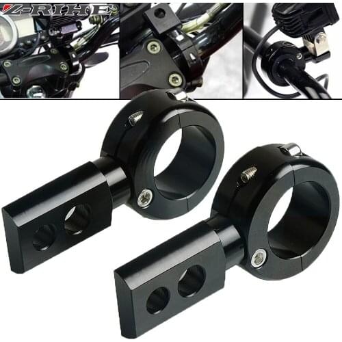 Universal Bracket Fog Driving Light Spotlight holder Clamp Bracket For honda MSX125 PCX 125/150 PCX150 PCX 150 Kawasaki yamaha