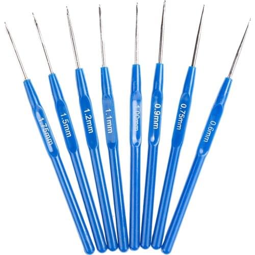 8pcs/lot Crochet Hooks Stitches Knitting Needles Handicraft Crochet Set Sewing Accessories Hand Weave Tool