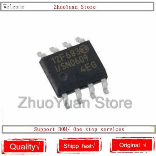 10PCS/lot PIC12F683-I/SN PIC12F683 PIC12F683-I 12F683 SOP-8 IC Chip New Original In stock