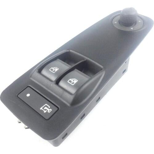 735487423 Black Power Window Switch for Citroen Peugeot Fiat Doblo Ducato Combo MK3 735487419 6090X9