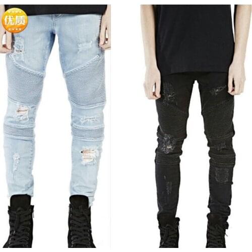 August twenty Men's Biker Jeans