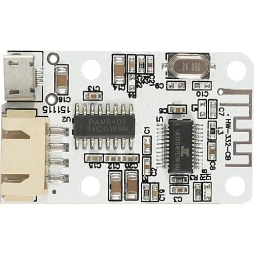 Wireless Digital Mini Bluetooth Amplifier Module For Speaker 3W*2 DC 5V Micro USB Power 3W+3W Bluetooth 4.0 Audio Receiver Board