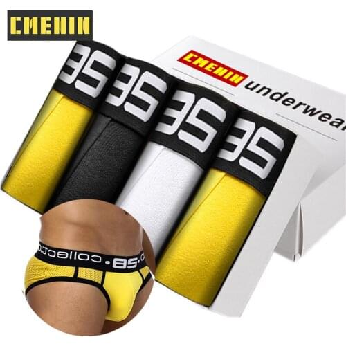 4pcs/lot Fashion mens underwear Sexy Underwear Men Jockstrap Briefs Men Bikini Gay Men Underwear Male cotton