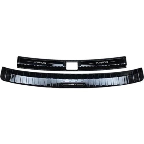 For Skoda KAROQ 2017 2018 2019 stainless steel car trunk threshold shield anti-scratch protection car accessories