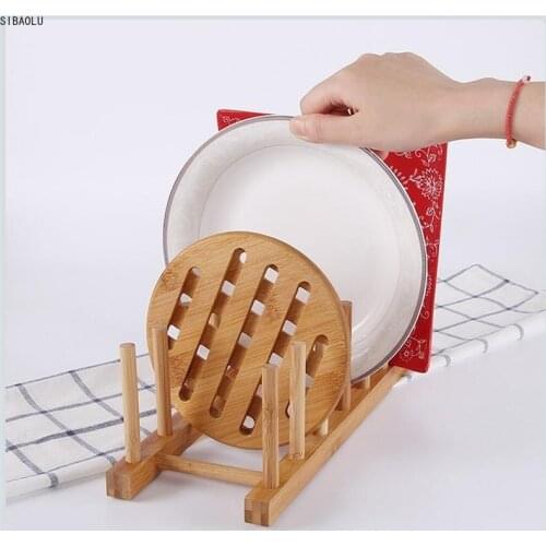 Home Dish Storage Rack Glass Coffee Cup Wood Holder Household Dish Storage Finishing Book Kitchen Tableware Storage Wood Whelf