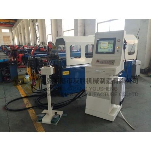 DW-38CNC-5A-3S-315CNC Full automatic Pipe and Tube Bending and Cutting Machine for different bending radius