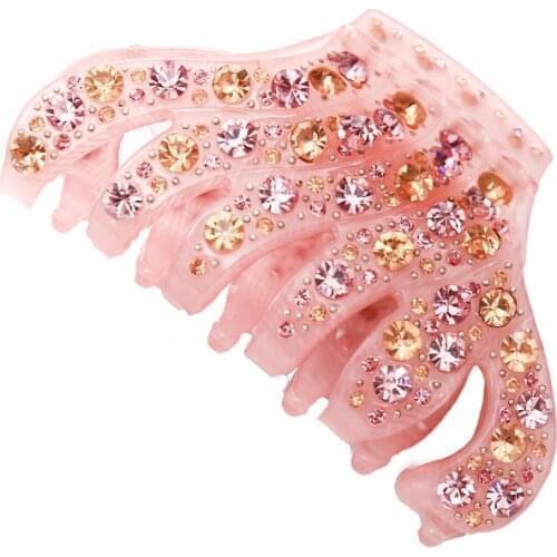 Elegant Full Rhinestone Hair Claws Pins And Clips Acetate Hair Crab For Thick Long Hair Jewelry Accessory for Women