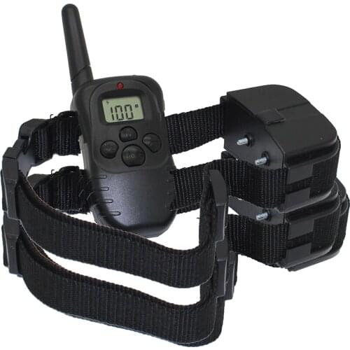 300m Electronic Remote Control Dog Collar Remote Electric Dog Collars Pet Dog Training Collar With LCD Display 100g2280