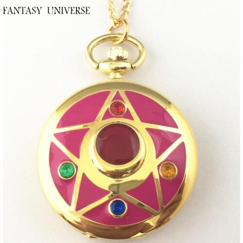 FANTASY UNIVERSE Free shipping 20pcs a lot pocket watch Necklace HRAAAB12