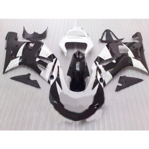 Fairing kit for GSXR600 750 01 02 03 GSXR 600 GSXR750 2001 2002 2003 ABS White gloss black Fairings set+Gifts SC65
