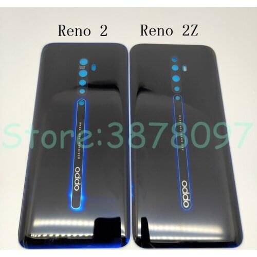 For Oppo Reno Z / Reno 2 / Reno 2Z Reno2 Z F Back Battery Cover Door Housing case Rear Glass Repair parts