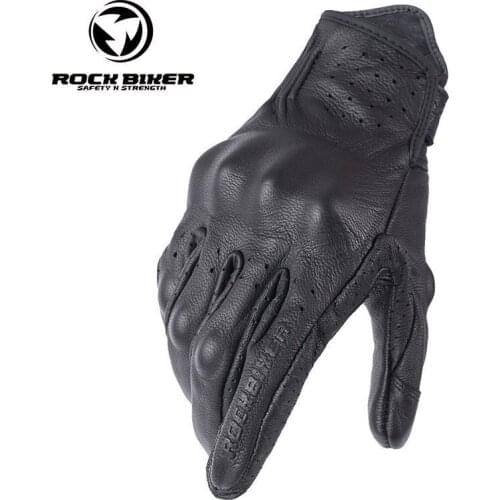 Motorcycle Gloves Touch Screen Sheepskin Moto Gloves Leather Unisex Racing Glove Protect Gear Guantes Moto Luvas da motocicleta