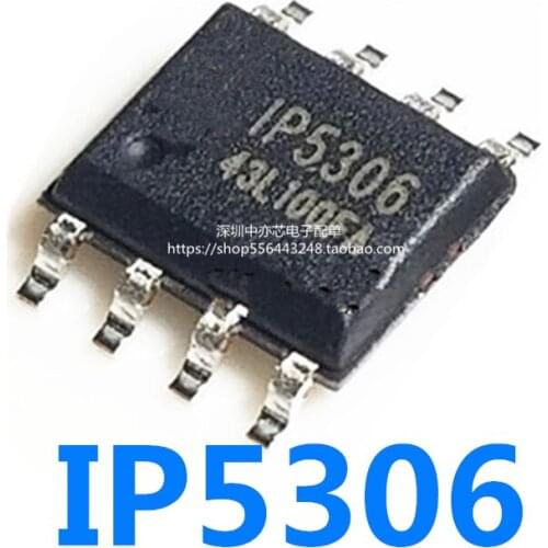 New Original Ip5306 Sop8 2.1a Charging / 2.4a Discharging Highly Integrated Mobile Power Chip
