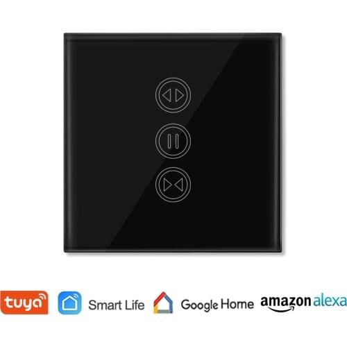 Tuya Smart Life WiFi Curtain Switch for Electric Motorized Curtain Blind Roller Shutter, Google Home, Amazon Alexa Voice Control