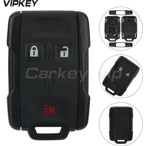 Remotekey M3N-32337100 2+1 Button key blanks for Chevrolet Silverado Colorado GMC Canyon Sierra 2015 2016 2017 Replacement