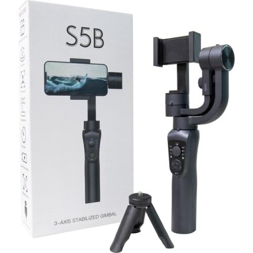 SB5 3 Axis Handheld Stabilizer Cellphone Video Record Smartphone Gimbal For Action Camera phone Gopro Camera Vlog Live