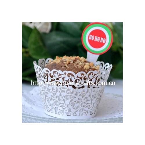 Laser cut wedding favors 2015, Wholesale Wedding party favors cupcake wrapper, white love vines cake decoration cupcake wrappers
