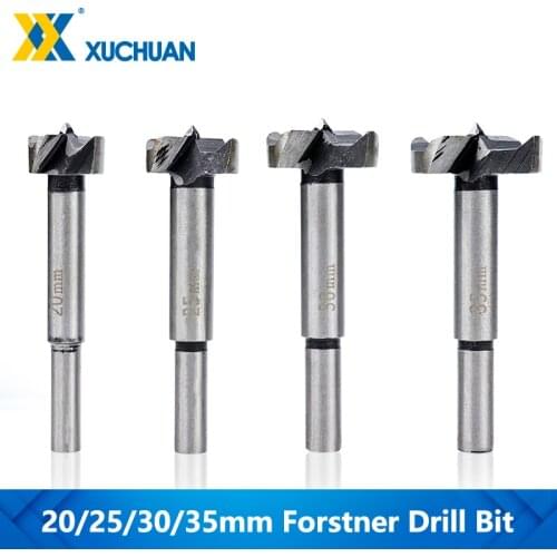 Forstner Drill Bits Wood Drill Bit 20-35mm Tungsten Carbide Wood Cutter Carbon Steel Boring Drill Bits Woodworking Hole Saw Set