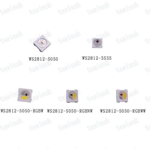 Ws2812b WS2812 rgbw led chip quente branco fresco natural wwa 3535 5050 4020 smd sk9822 apa102 ws2813 rgb individualmente endere