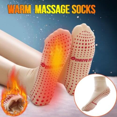 Tourmaline Self-heating Magnetic Socks for Women Men Self Heated Socks Magnetic Therapy Comfortable Winter Warm Massage Socks