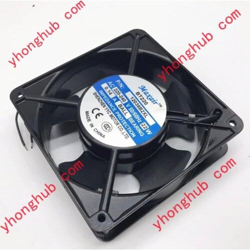 Maxair 12038B2XL AC 220V 0.14A 120x120x38mm Server Cooling Fan