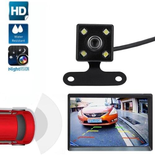 Waterproof Rear View Camera Parking Assistance Camera Support For DVR Monitor Reversing 170 Degree Wide Angle Recorder Lens