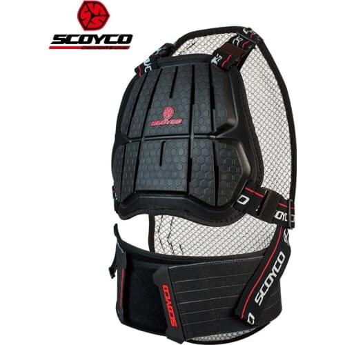 SCOYCO AM04 Motocross Off-road Armor Motorbike Racing Body Protective Jacket Motorcycle ATV MX Armor Moto Body Armor