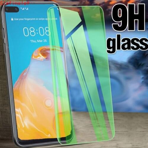 Green Light Tempered Glass for huawei P40 Lite 30 nova 6 se 7i nova 5i Eye protection Screen Protector for Huawei p20 lite 2019