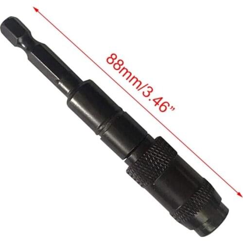 1/4" Magnetic Screw Drill Tip Drill Screw Tool Quick Change Locking Bit Holder Drive Guide Drill Bit Extensions