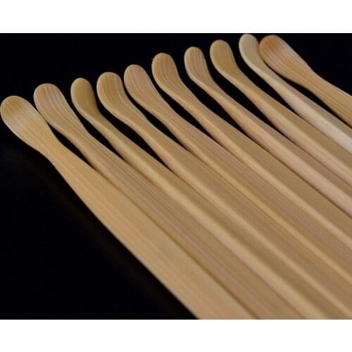10pcs Handcrafted Bamboo Ear Cleaning Tool Comfortable Easeable Kids Adults' Earwax Cleaning Tool No Burr Accept Customization