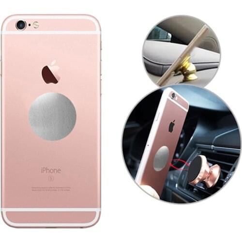 100 Pcs 30/40mm Metal Plate Sticker round Disk Iron Sheet For Magnetic Mobile Phone Holder Car Phone Stand Holders Anti-scratch