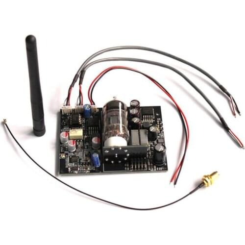 12AU7 Tube CSR8675 Bluetooth 5.0 Audio Receiver Board HIFI ES9018 decoder DAC digital signal AUX F/ DC 12v 24v car Amplifier