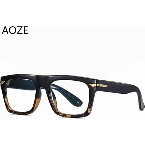 2021New Fashion Brand Design Eyewear High Vintage Square Style TR90 Anti Blue Plain Sunglasses Oculos De Grau UV400