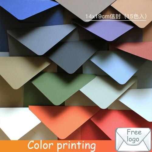 10pcs Morandi Color Series Kapok Paper Invitation Envelope High-end Pure Color Universal Card Envelope 140mmX190mm