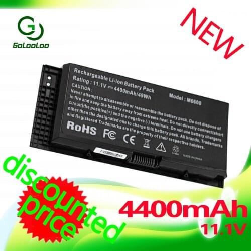 Golooloo FV993 Laptop Battery For DELL Precision M6600 M6700 M6800 M4800 M4600 M4700 FJJ4W PG6RC R7PND OTN1K5 11.1V 4400mAh