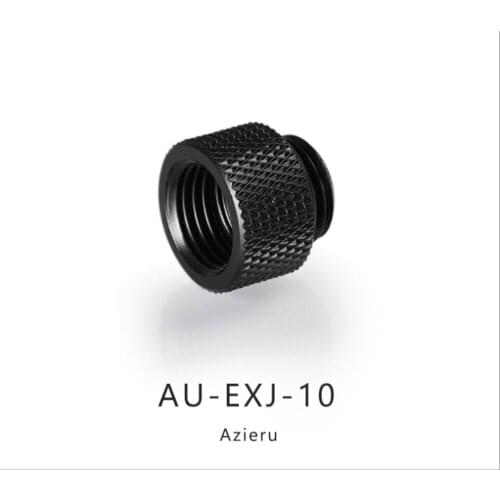 Azieru AU-EXJ-10 Extension Fitting Female to Male Compression Extender Adapter Connector 10mm Water Cooler PC MOD Accessories