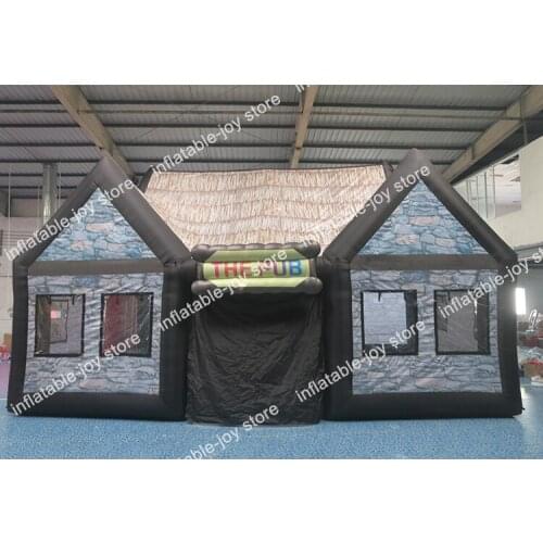 Free air ship to door!big inflatable bar pub, 10x5x5m custom inflatable bar inn, portable remove inflatable house, Irish pub