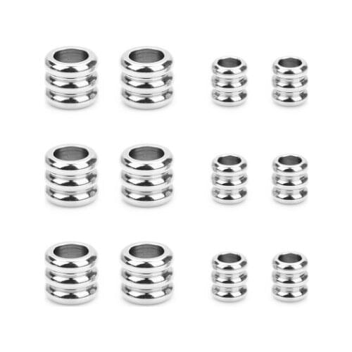 20pcs/lot big hole Metal Alloy Spacer Beads Hole Beads Flat Beads Buddha Beads For DIY bracelet Jewelry Making fd5gw
