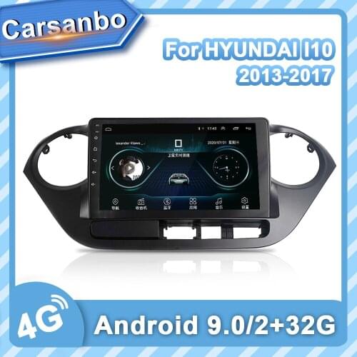 Carsanbo 4G LTE GPS Radio Android 9.0 Multimedia Stereo for HYUNDAI I10 2014 2015 2016 2017 Car DVD Player Navigation