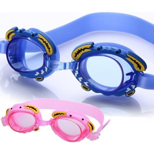 Clear Lens Children Swimming Glasses for Kids Anti Fog Swimming Goggles Girls Boys Swim eyewear Adjustable Blue Pink