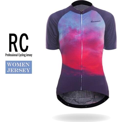Racmmer 2018 Breathable Cycling Jersey Short Sleeve Summer Spring Women Shirt Bicycle Wear Racing Tops Cycling Clothing #WS-17