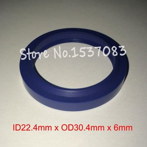 Hydraulic ram cylinder oil seal wiper seal o ring rod ring gasket 22.4mm x 30.4mm x 4.5mm x 6mm