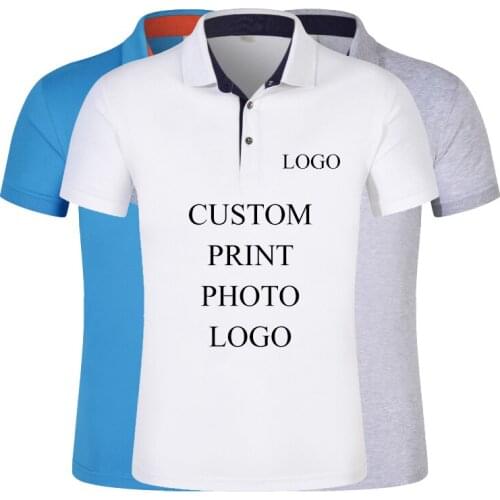 Summer Casual New Brand Men Polo Shirt High Quality Unisex Short Sleeve Shirts Custom Polos With Your Logo or Design Crop Tops