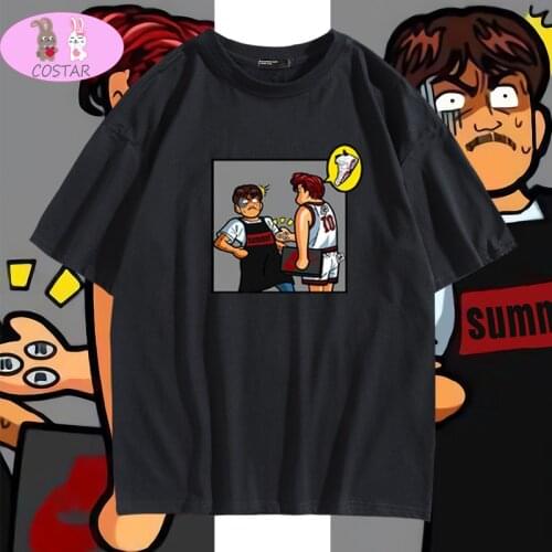 COSTAR Hot Anime Slam Dunk Sakuragi Hanamichi Buying Shoes Funny Moment Printed Cotton Fashion T-shirt Harajuku Unisex Tees