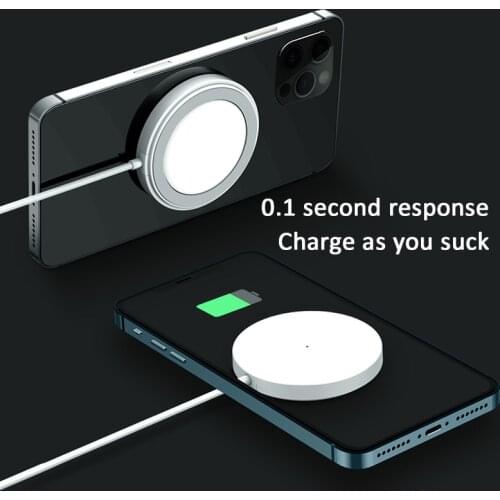Magnetic Wireless Charger For IPhone 12 Pro Max Charger 15W Fast Charging Pad For Samsung Xiaomi Quick Wireless Charge