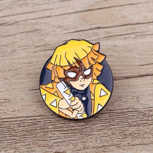 BG1093 Anime Figure Metal Enamel Pins and Brooches for Fashion Lapel Pin Backpack Bags Badges Cosplay Jewelry Gift