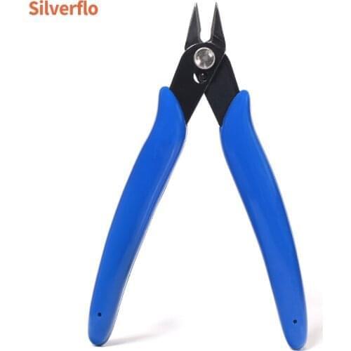 SILVERFLO Mini Electronic Pliers Wire Cutter Cable Cutter Wire Sripper Side Cut Hand Tool