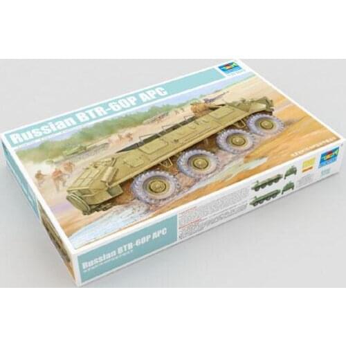 Trumpeter 1/35 01542 Russian BTR-60P APC assembly model