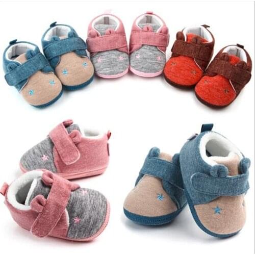 New Winter Baby Shoes Soft Sole Newborn Warm First Walkers Infants Boy Girl Casual Shoes Boots