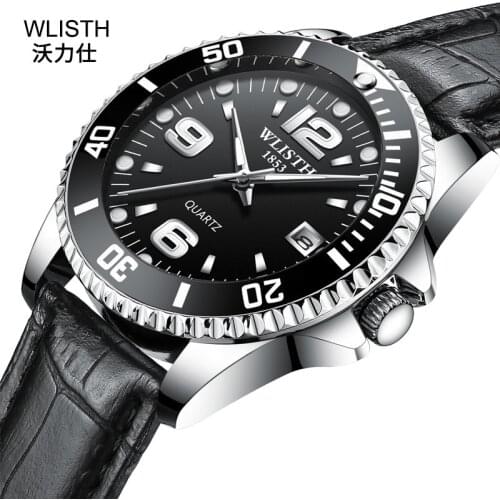 New WLISTH Design Brand Luxury Watches for Men Watch Date Sport Watches Waterproof Movement Wristwatch Relogio Masculino 2020